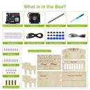 LAFVIN DIY ESP32 Electronic Piano Kit Robot Starter Automation Projects Wooden Piano Music Learning Kit