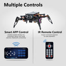 LAFVIN Quadruped Bionic Spider Robot Kit with ESP8266 Controller,4-Legged Programmable Bionic Crawling Robot Kit