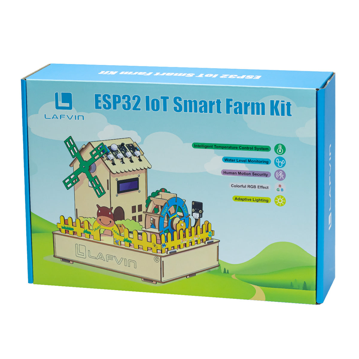 LAFVIN ESP32-IOT-Smart Farm Kit APP Remote Operation Voice Recognition Control Function DIY Programming Kit