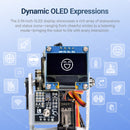 LAFVIN ESP32-S3 Desktop AI Gimbal Robot DIY Electronic Project Kit Desktop Robot Supports Gesture Recognition and Intelligent Voice Interaction Functions