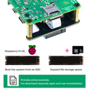 LAFVIN M.2 NVMe SSD Adapter for Raspberry Pi 5 - PCIe Gen3 High-Speed, Compatible with 2230/2242/2260/2280 sizes