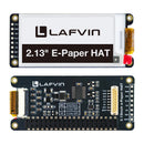 LAFVIN 2.13inch E-Ink Paper HAT Display Module Electronic Whiteboard NVMe M.2 SSD PCIe Compatible with Raspberry Pi 5/4B/3B+/3B/2B/A+/Zero W//Zero 2 W