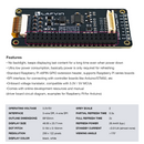 LAFVIN 2.13inch E-Ink Paper HAT Display Module Electronic Whiteboard NVMe M.2 SSD PCIe Compatible with Raspberry Pi 5/4B/3B+/3B/2B/A+/Zero W//Zero 2 W