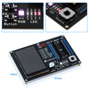 LAFVIN Raspberry Pi Pico/Pico W Expansion Board Module with 3.5-inch IPS TFT Touch Screen LED Indicator Kit