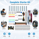 Electronics fun Kit Power Supply Module, Jumper Wire, Precision Potentiometer, 830 tie-points Breadboard for Arduino