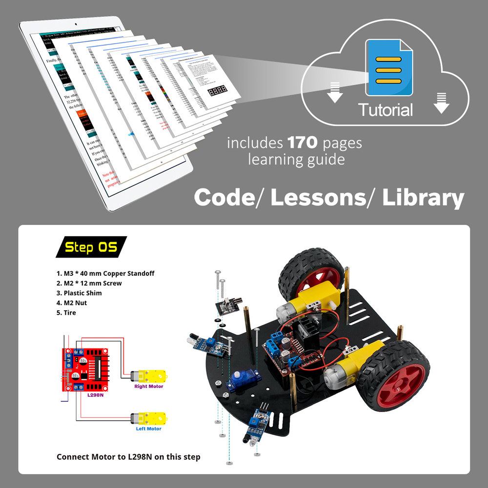 H003 Hosyond 2WD Smart Robot Car Kit