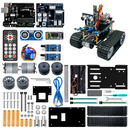 New! LAFVIN Mini Tank Robot Smart Robot Car Kit for Arduino Robot Education Programming Kit with Tutorial