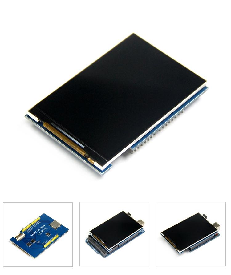 3.5 inch 480x320 TFT LCD Touch Screen Module ILI9486 LCD Display for Arduino UNO MEGA2560 Board with/Without Touch Panel