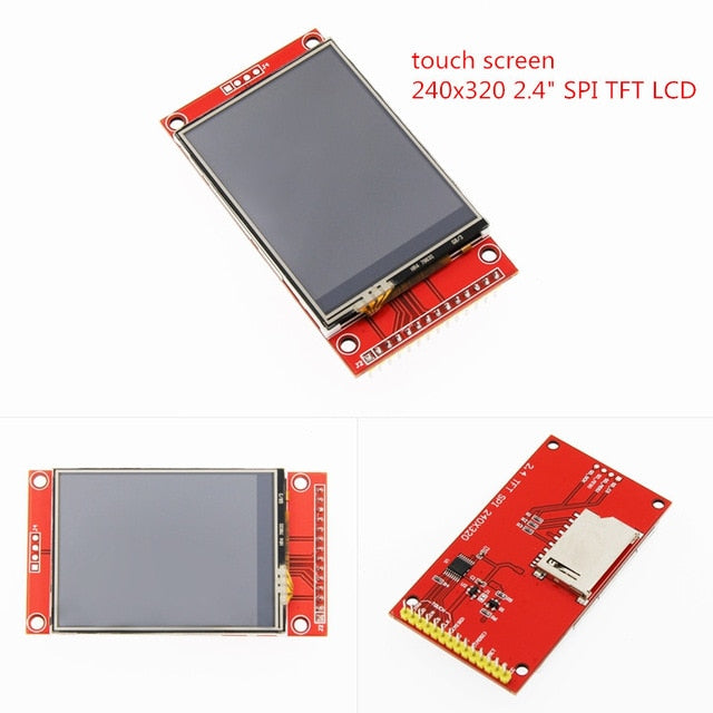 240x320 2.4&quot; SPI TFT LCD Touch Panel Serial Port Module With PBC ILI9341 3.3V 2.4 Inch SPI Serial White LED Display