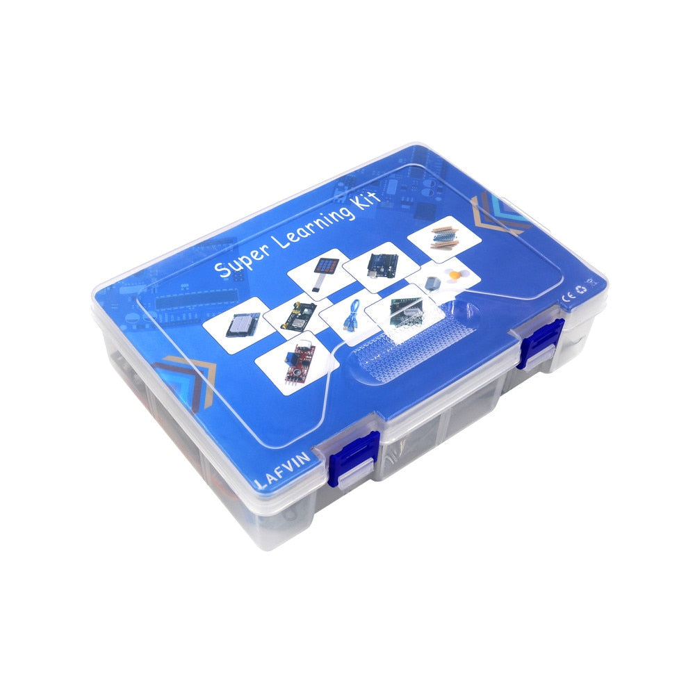 LAFVIN Super Learning Kit for Arduino for UNO R3 CH340 R3 Board Programming Kit with Breadboard/Step Motor with Tutorial