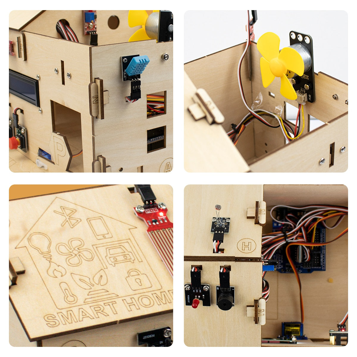 LAFVIN Smart House Kit for Arduino Programming Learning Kit with R3 Board DIY STEM Home Kit with Tutorial