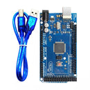 10Pcs/lot Mega 2560 R3 Board with USB Cable,ATMega 2560 ATMega16U2 Chip for Arduino Integrated Driver