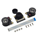 Night Vision Fisheye Camera 5MP OV5647 130 Degree Focal Adjustable Camera +Case for Raspberry Pi 3 Model B Plus