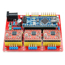 CNC Shield V4+ Nano 3.0 A4988 3 Axis Stepper Driver Board Engraving Machine Set