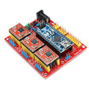 CNC Shield V4+ Nano 3.0 A4988 3 Axis Stepper Driver Board Engraving Machine Set